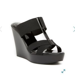 Charles David Promo Platform Wedge Sandals